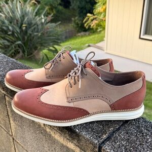 Cole Haan Wingtip Sneakers - Brown/Tan